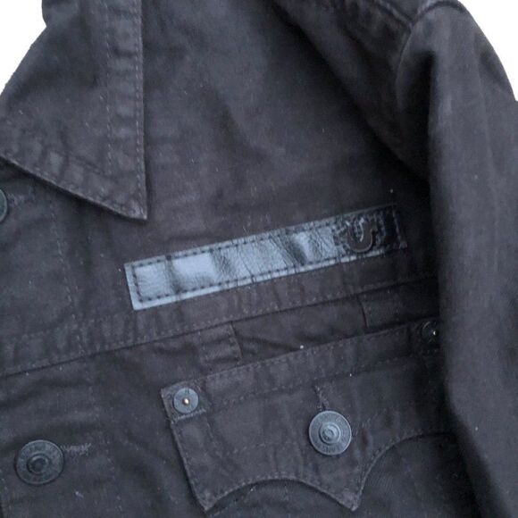 Vintage True Religion Jean Jacket XXL Trucker Jacket Ascot Gray/Black - Picture 7 of 16